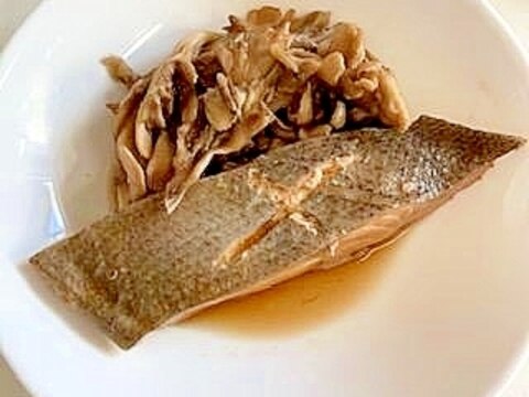 目鯛の煮付け 舞茸添え